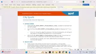 Illustrated Excel 2019 | Module 5: End of Module Project 1 City Sports