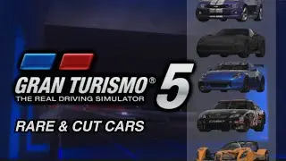 The GRAN TURISMO 5 CARS you probably NEVER OWNED