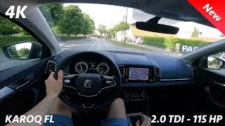Škoda Karoq FL 2022 - POV test drive and FULL review in 4K | 2.0 TDI - 115 HP