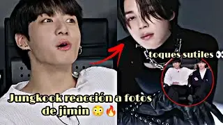 JIKOOK-JUNGKOOK REACCIÓN DE A FOTOS DE JIMIN!😳🔥+TOQUES SUTILES👌+ÁLBUM DE JHOPE👀