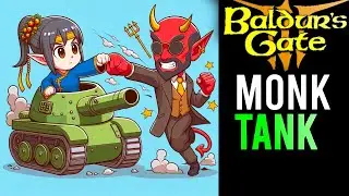 Baldurs Gate 3 Monk Tank SOLO Raphael (Tactician Difficulty)