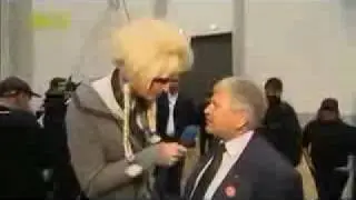 Olivia Jones bei der NPD