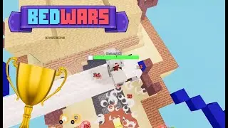 Roblox Bedwars Solo Win Gameplay [No commentary]