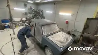 Полная покраска ваз 2106 акрил+лак