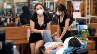 Why is this barber shop so comfortable? - Full body massage for deep sleep