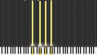 Welcome To The Black Parade - My Chemical Romance (Easy Piano Tutorial) i n Synthesia (100% speed)