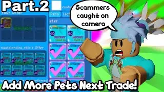 Roblox Bgs top 3 scammers😱 scammed shiny earth champion😢 and huge giveaway (bubble gum simulator)