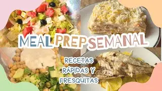 MEAL PREP semanal 🥗| RECETAS FRESQUITAS