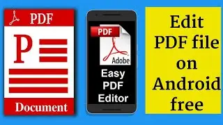 how to edit pdf file on android free
