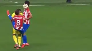 Antoine Griezmann Kicks Firmino to get Red Card