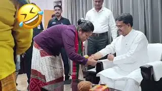 TPF leader Patal Kanya Jamatia rakhi khaiwi kha Montri Okra Dr. Manik Saha nw, Raksha Bandhan Salo
