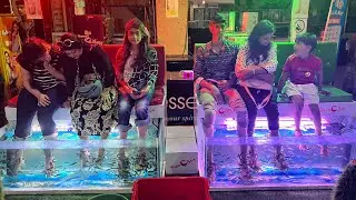 *Smiley* Fish Spa  #India #comedy #spa #accupressure #massage #trending