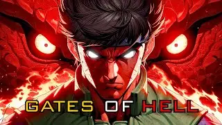 THE RED BEAST | Might Guy | Epic Rock | Naruto [ lyrics Video ]