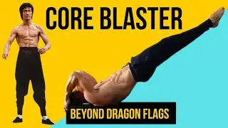 DRAGON FLAG VARIATION. Abs Hypertrophy & Core Training. Bruce Lee Would Have Been Proud