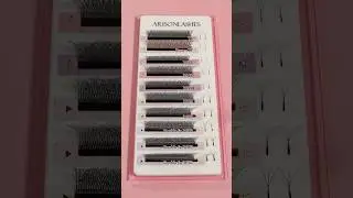 YY Lashes 🆚 W Volume Lashes  | #lashsupplies #shorts #arisonlashes