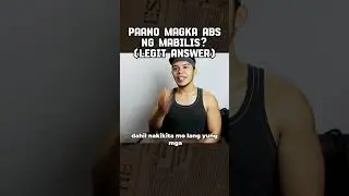 Paano magka abs ng mabilis? May tanong ka? Comment at sagutin natin yan 💪