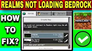 We Could Not Connect To Realms Right Now We Will Try Again Soon | Minecraft Realms Not Working