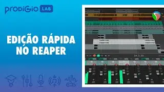 Como editar áudio no Reaper - TUTORIAL para iniciantes. Como gravar e editar áudio.