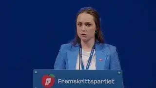 Line Marlene Ånundsdotter Haugen, FrPs landsmøte 2024 - Fredag