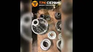 Ремонт КПП CAT 434 часть 2