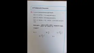 Bu sene çıkmasını beklediğim peryot sorusu👍