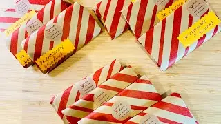 How I wrapped my homemade chocolates 