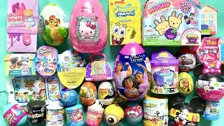 Unboxing Easter toys surprise hello kitty, doorables, SpongeBob, lol doll surprise