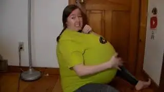 Blowing up a Giant Balloon in my XXL Shirt!