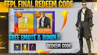 FFPL Final Redeem Code Free Fire | FFPL Final Emote Redeem Code | FFPL Final Bundle Redeem Code