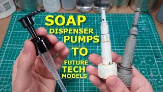 Crafting Miniature Futuristic Tower Machines From Trash
