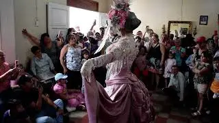 Pieza: María Estela Negra: Carlos René Cruz Velásquez. Viejo: Elvis Bryan Arias Murillo.