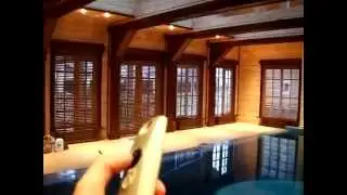 Wood Blinds - Горизонтальные деревянные жалюзи с моторами