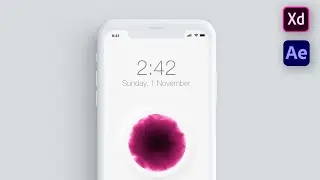 Motion Particle Effects on Mobile UI using After effects 2020 | iPhone Live Wallpaper