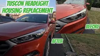 How To Replace Your Hyundai Tuscon Headlight Housing #diy #hyundaitucson #hyundai #tuscon  #youtube