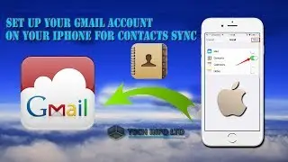 Set up your GMAIL account on your iPhone for contacts sync