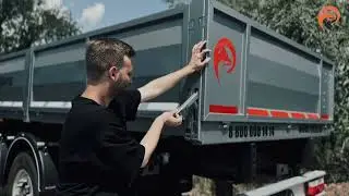 Отгрузка бортового полуприцеп с ССУ 1350 #россия #trailer #дальнобой #foxtrailer