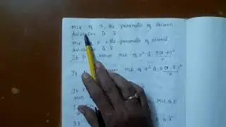 Statistics for competitive exams-Video 24(Theory of estimation)