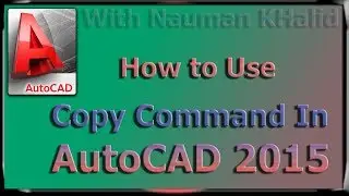 AutoCAD Shortcut Tutorial - How to use Copy Command!