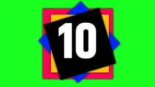 10 to 0 Second Green Screen No Copyright Timer By Empress Timer