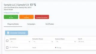 How-to Manage Customer Records | EXEMPTAX