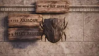 Conan Exiles-WOW! The Scorpion Ward Shield (+100 Armor & Heat Resistance)