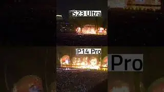 Adu Z👀M Samsung S23 Ultra vs iPhone 14 Pro sambil nonton konser tipis-tipis 🙊
