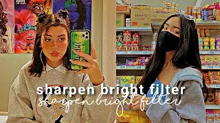 Sharpen bright filter | picsart tutorial | aesthetic edits