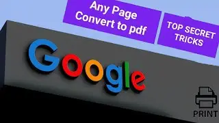 Chrome print to PDF on android phone || google chrome print option