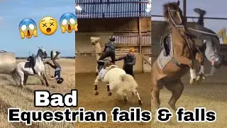 EQUESTRIAN FAILS & FALLS 2023!😱😵‍💫 (2)