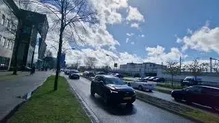 P1 Brandweer  , Politie en Ambulance met spoed naar een ongeval op de dijk! met spoed over fietspad