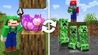 Minecraft Death Swap, But Drops are Random & Multiplied