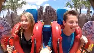 Guy Passes Out on Slingshot Ride Amusement Park
