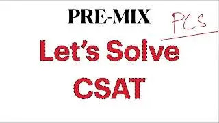 PreMix - CSAT Special || Punjab PCS 2020