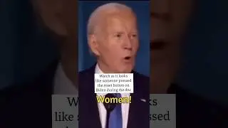 Biden’s reset button #biden #reset #button #dnc #women #politics #memes #fy #foryou